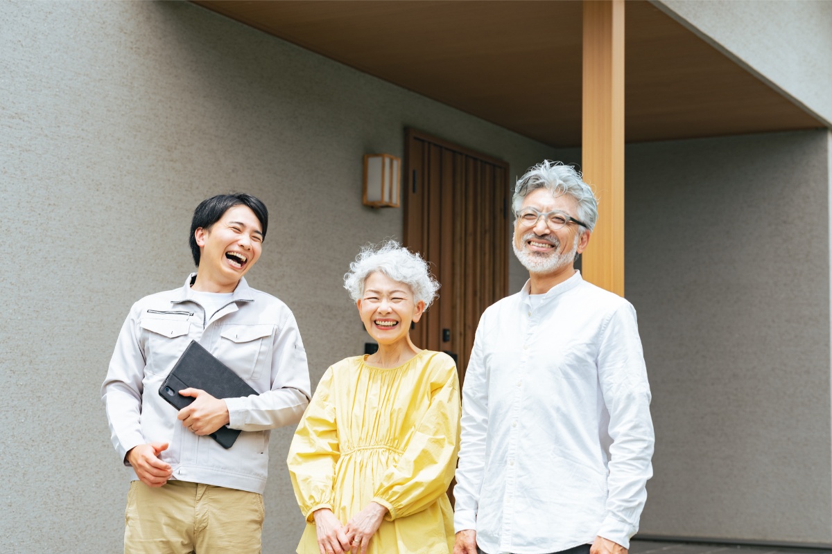 顔を知っている安心と声をかけやすい距離感で住まいづくりをお手伝い